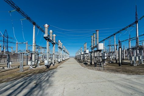 Construction of the Kashkhatau hydro power plant